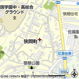 東京都八王子市狭間町1763周辺の地図