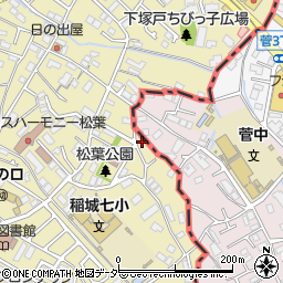 東京都稲城市矢野口2017-4周辺の地図