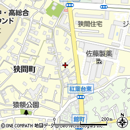 東京都八王子市狭間町1740周辺の地図