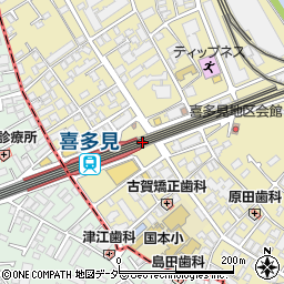 ミスタードーナツ 喜多見駅前ショップ周辺の地図