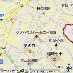 東京都稲城市矢野口1806周辺の地図