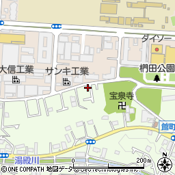 東京都八王子市館町430周辺の地図