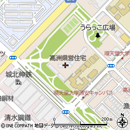 高洲県営住宅周辺の地図