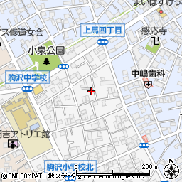 東京都世田谷区駒沢2丁目57-14周辺の地図