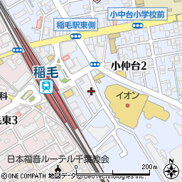 ＮＰＣ２４Ｈクイックパーキング稲毛駅前駐車場周辺の地図