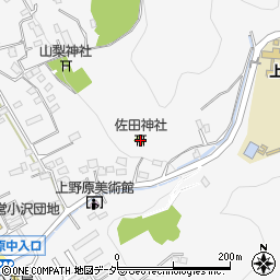 佐田神社周辺の地図