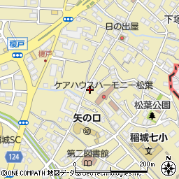 東京都稲城市矢野口1742-2周辺の地図