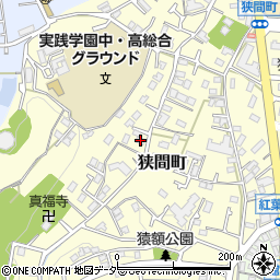 東京都八王子市狭間町1912周辺の地図