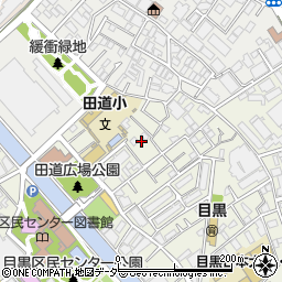 東京都目黒区目黒1丁目14周辺の地図