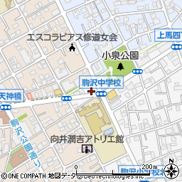東京都世田谷区駒沢2丁目41-2周辺の地図