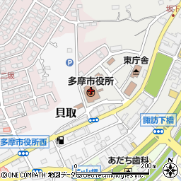 〒206-0000 東京都多摩市（以下に掲載がない場合）の地図
