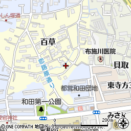 東京都多摩市百草1159周辺の地図