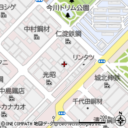 千代田鋼材浦安第一倉庫周辺の地図