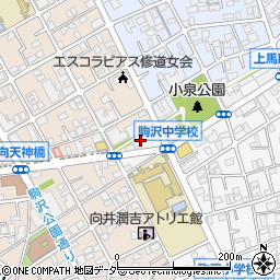 東京都世田谷区駒沢2丁目41周辺の地図