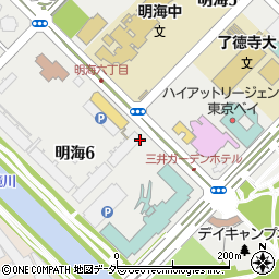 浦安ダンスパーク（特定非営利活動法人）周辺の地図