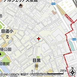 東京都目黒区目黒1丁目10周辺の地図