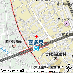 すみれ釦店周辺の地図