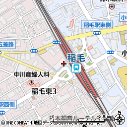 ブランド楽市　稲毛駅西口店周辺の地図