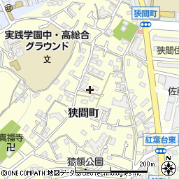 東京都八王子市狭間町1841周辺の地図