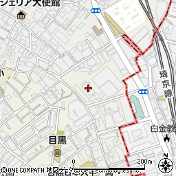 東京都目黒区目黒1丁目1-16周辺の地図