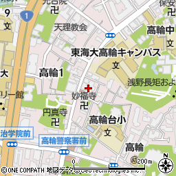 東京都港区高輪2丁目4周辺の地図