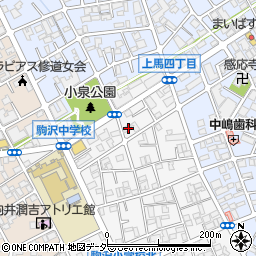 東京都世田谷区駒沢2丁目59-6周辺の地図
