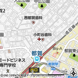 タイムズ都賀第１１駐車場周辺の地図