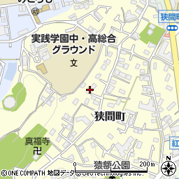 東京都八王子市狭間町1909周辺の地図