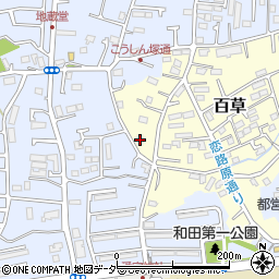 東京都多摩市百草1093周辺の地図