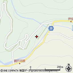 山梨県南アルプス市芦安芦倉790周辺の地図