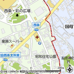 ＡＯＫＩ甲府昭和総本店周辺の地図