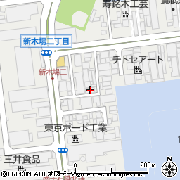東京都江東区新木場2丁目10-11周辺の地図
