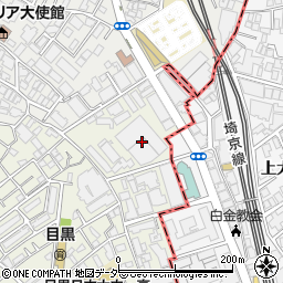 東京都目黒区目黒1丁目1-14周辺の地図