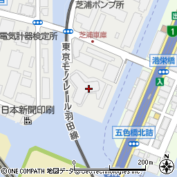 東京都港区芝浦4丁目19-1周辺の地図