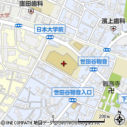 日本大学　三軒茶屋キャンパス周辺の地図