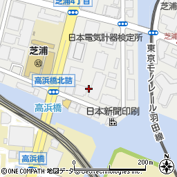東京都港区芝浦4丁目16周辺の地図