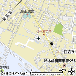 東京電力甲府営業所工務所周辺の地図