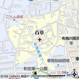 東京都多摩市百草1129周辺の地図