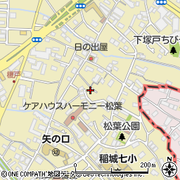 東京都稲城市矢野口1821周辺の地図