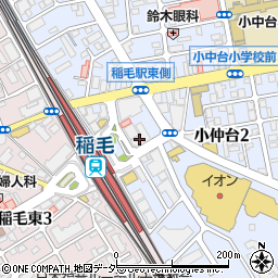 みずほ銀行稲毛海岸支店周辺の地図