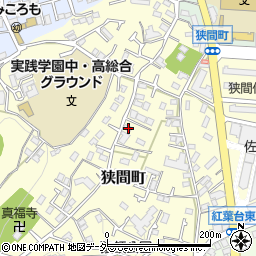 東京都八王子市狭間町1846周辺の地図