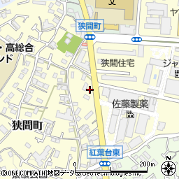 東京都八王子市狭間町1746周辺の地図