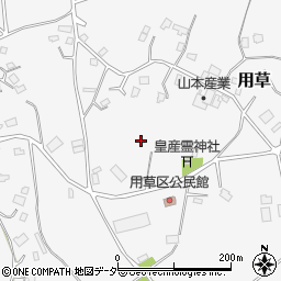 千葉県八街市用草周辺の地図