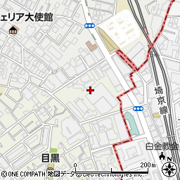 東京都目黒区目黒1丁目1周辺の地図