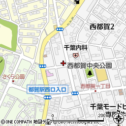 スカイコート西都賀周辺の地図
