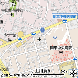 東京都世田谷区上用賀6丁目27周辺の地図