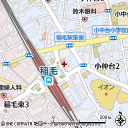 稲毛新聞周辺の地図