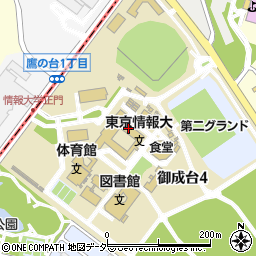 東京情報大学　事務局会計課周辺の地図