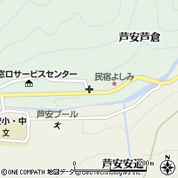 山梨県南アルプス市芦安芦倉405周辺の地図