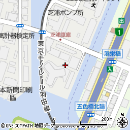 東京都港区芝浦4丁目19周辺の地図